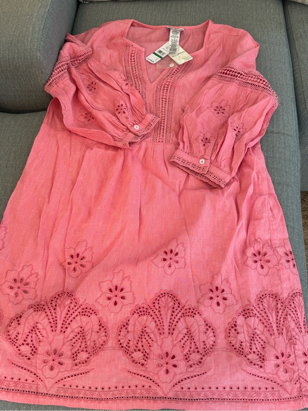 Tommy Bahama st. Lucia split neck dress